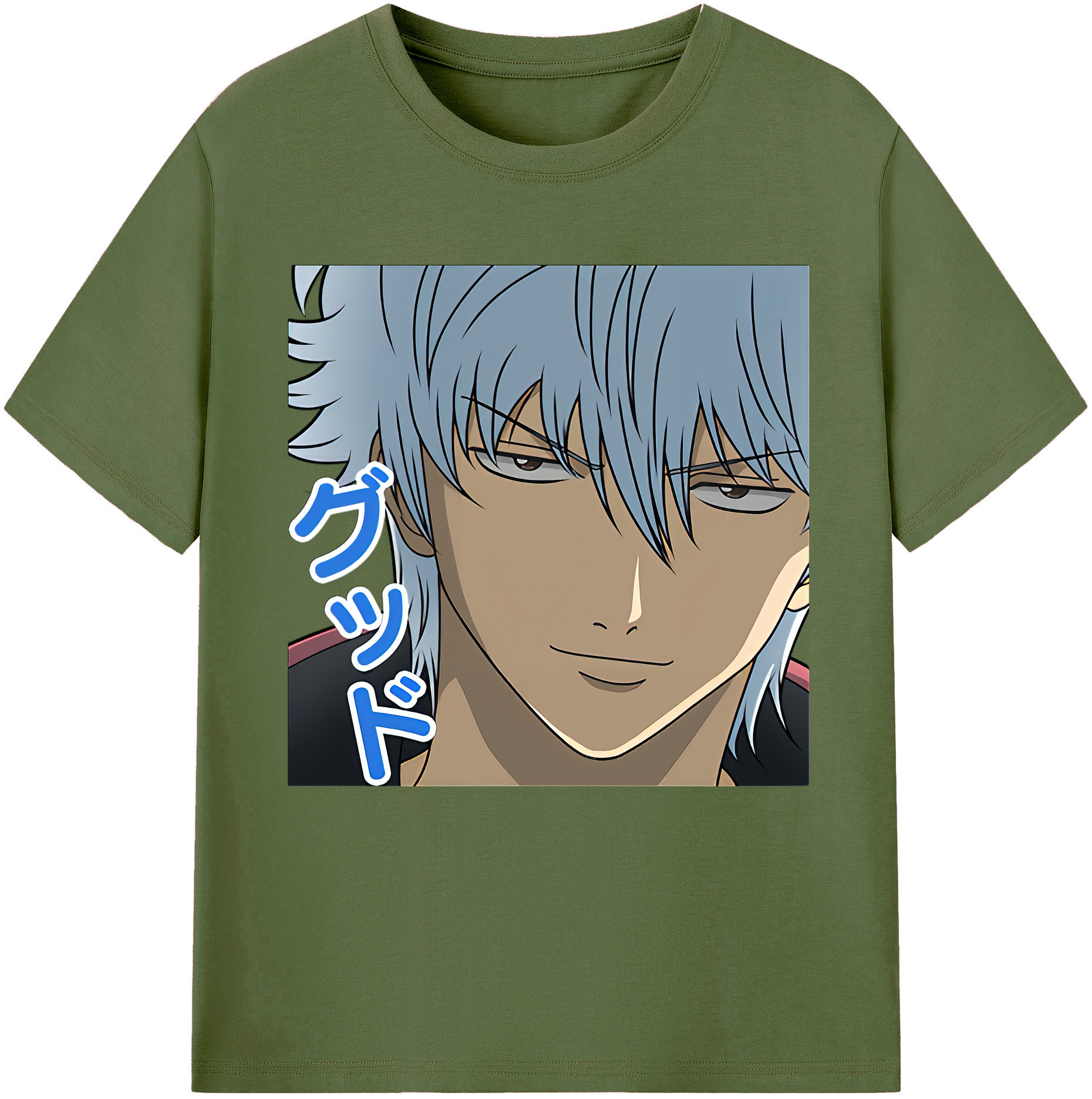（画像用） ぎんたま 坂田銀時（さかたぎんとき） 神楽 志村新八（しむら しんぱち） GINTAMA Sakata Gintoki Kagura Shimura Shinpachi 綿100％半袖Tシャツ（フロントプリント）